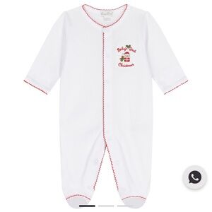 Kissy Kissy White and Red Footie